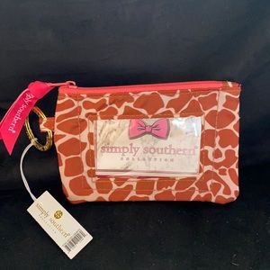 NWT Simply Southern ID/change keychain